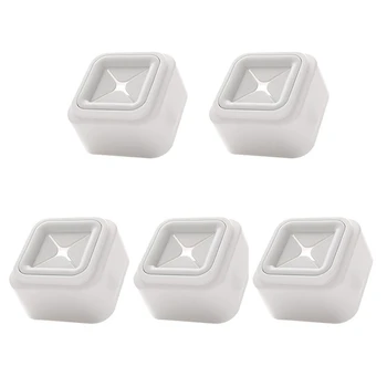 

5PCS Convenient Kitchen Storage Hooks Washing Cloth Hanger Rack Towel Holder Sucker Wall Window Bathroom Tool