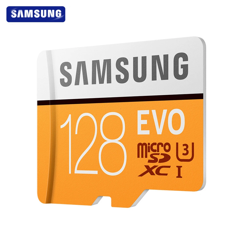 SAMSUNG 32GB карта Micro SD EVO емкостью 64 Гб карта памяти класса 10 128 ГБ макс 100 МБ/с. SDHC/SDXC U3 UHS-I Разъем для карты TF 4K HD для смартфонов и планшетов