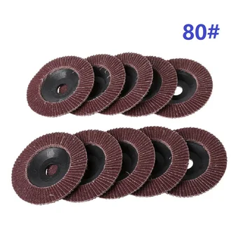 

10Pcs 100mm Flap Sanding Discs 4\" Angle Grinder Disc Grinding Wheel 60-320 Grit 10*Flap Grinding Sanding Discs