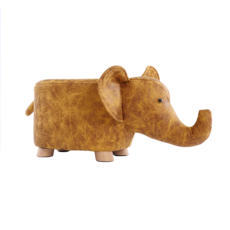 

Creative Elephant Shoes Stool Cartoon Dinosaur Animal Stool Baby Toy Calf Stool Children Plush Lamb Stool