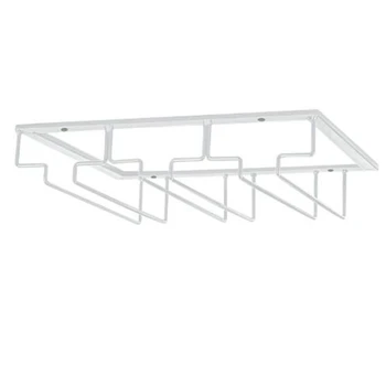 

Wine Glass Rack, Under Cabinet Wall Rack, Wine Glass Hook Rack, Iron Wine Glass Rack Storage Hook, Suitable for Cabinet Kitchen,