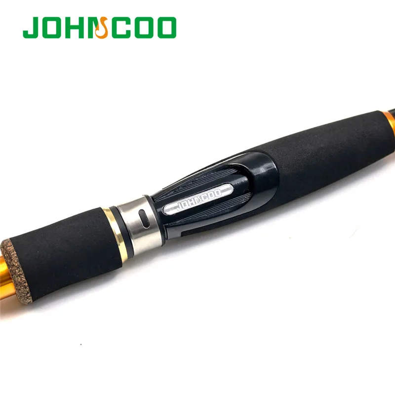 JOHNCOO 2,1 м 2,4 м 2,7 м 3,0 м рыбалка приманка Удочка из углеродного спиннинга 4 секции Средство для быстрого литья удочка для удочек спининг зимняя рыбалка