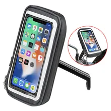 Сумка для горного велосипеда непромокаемая Водонепроницаемая Mtb Передняя Сумка велосипедная мотоциклетная водонепроницаемая сумка для телефона с держателем