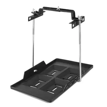 

Car Battery Tray Battery Holder Bracket Hold Down Clamp Kit 11x7.87\" Black