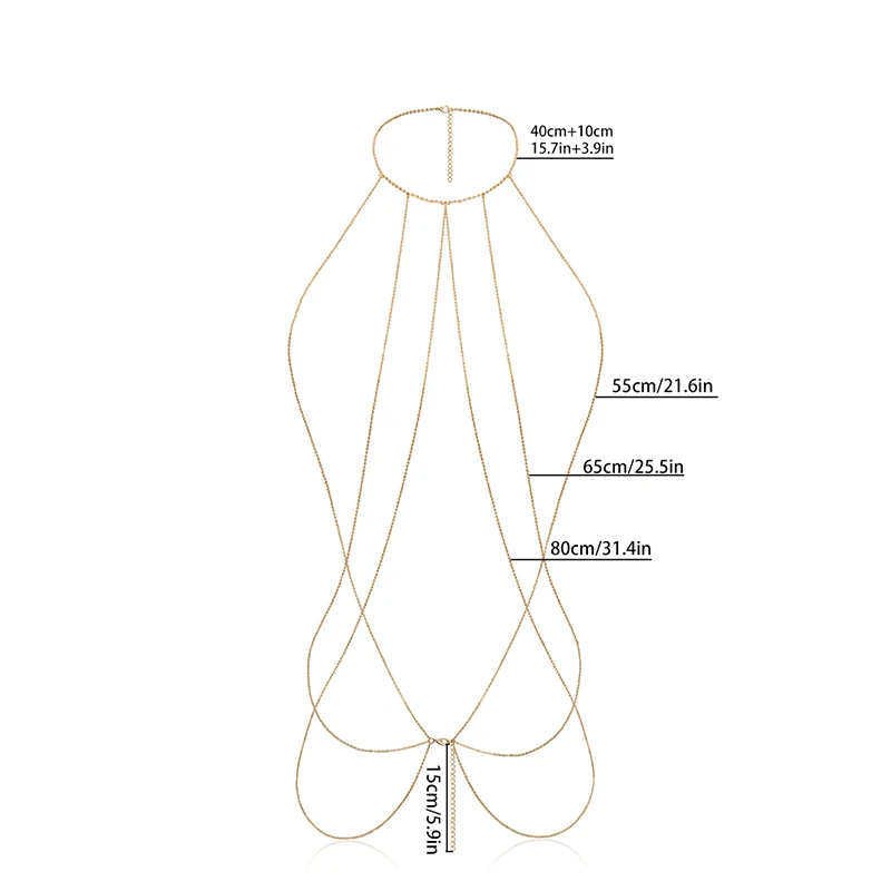 Новейшая мода сексуальная цепь тела жгут кроссовер живота талии бикини пляж раба ювелирные изделия Летняя одежда хороший подарок