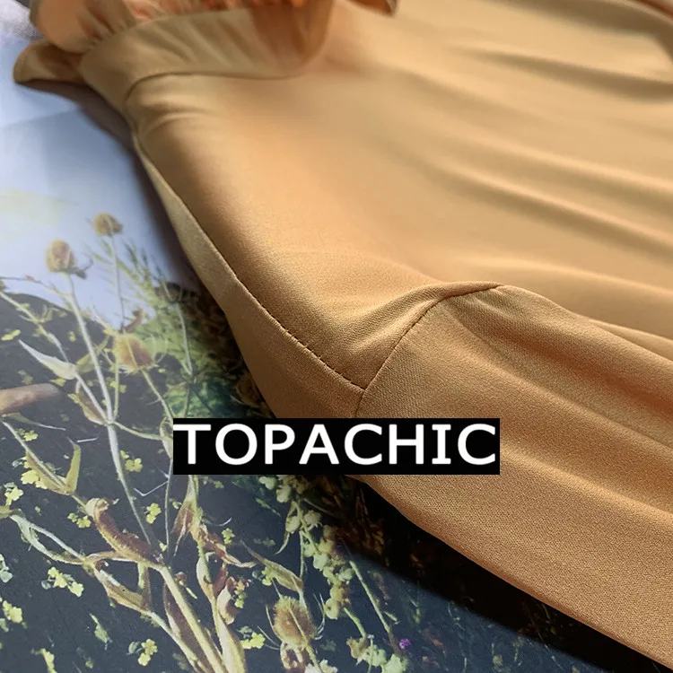 12,19 темпераментная модная женская шелковая рубашка с оборками стоячий воротник бабочка длинный рукав блузки