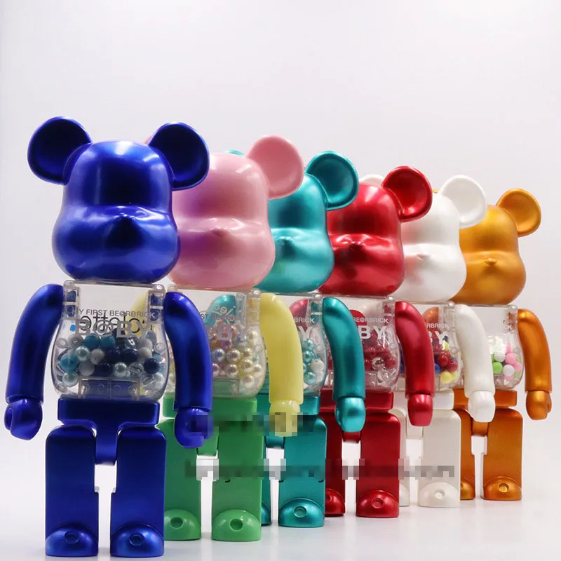 

Newst Street Style Action Figure 400%Hot Sale Bear Brick Be@r MY FIRST BABY PCV Collection Chiaki Fujimoto Gift Decoration Toy