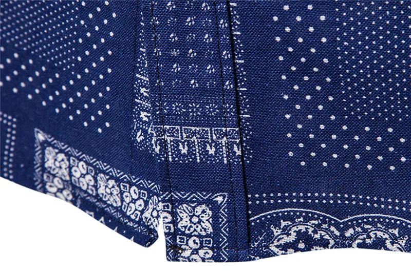 Брендовая мужская повседневная рубашка Camisa Social Masculina ретро цветочный принт мужские рубашки облегающие льняные рубашки с длинным рукавом для мужчин