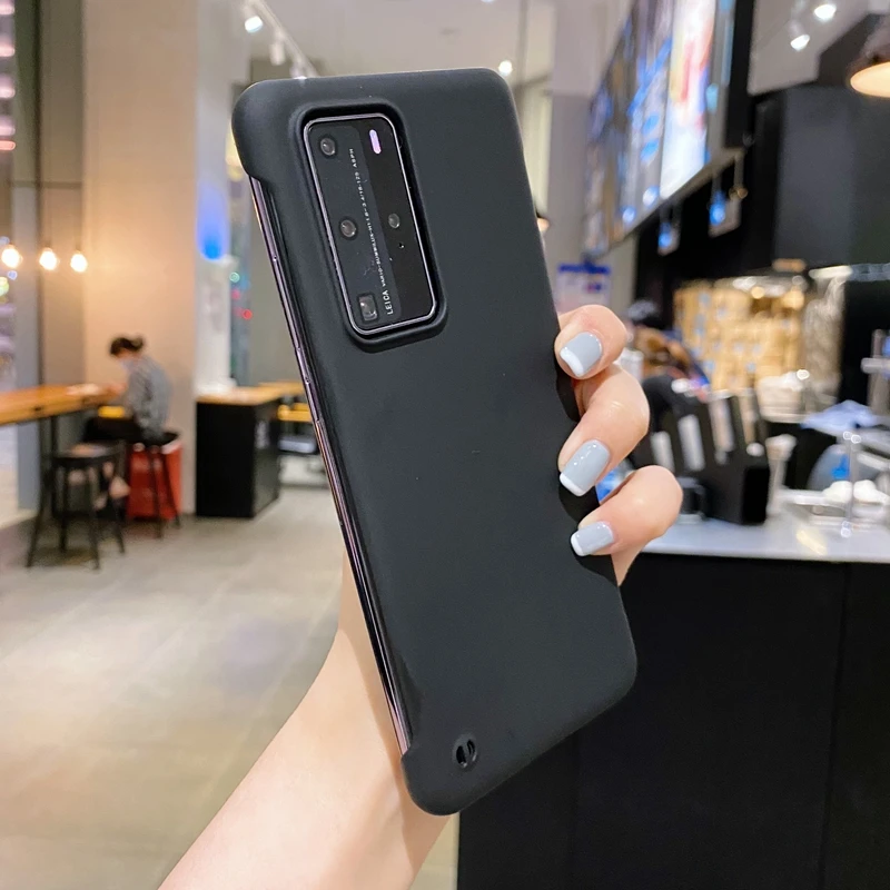 Fir Huawei P40 Pro P30 Lite P20 Pro Mate 40 Pro 30 Pro Plus Honor 20S 20 30S Pro Case Luxus Dënn Hard PC Frameless Case_voghion.com