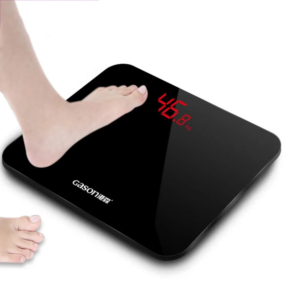 

2018 New GASON-A3 Anti-slip Scale Feet Bathroom Floor Scales Smart Electronic Digital LED Display Household Scales Machine