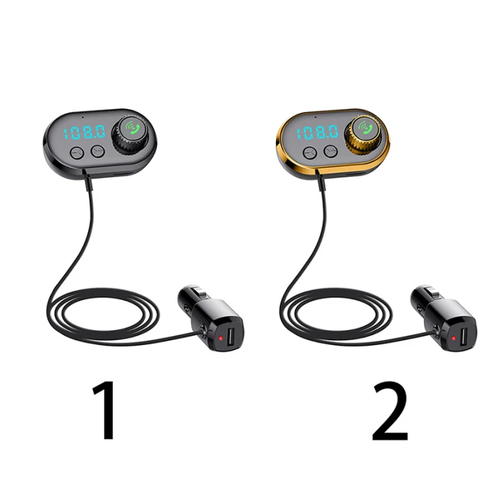 Fm-передатчик Bluetooth V5.0 Handsfree USB Автомобильное зарядное устройство MP3-плеер с ароматерапевтическим ядром NC99