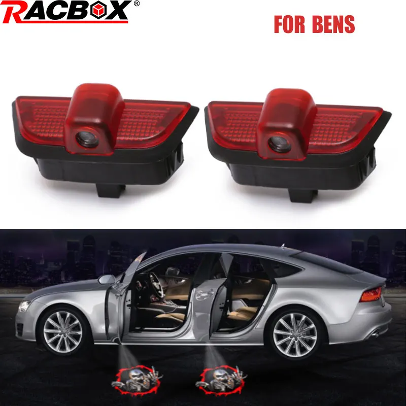 2 шт. светодиодный световой лазерный проектор Ghost Shadow Light последние модели логотип для Mercedes Benz W204 C Class C180 C200 C350