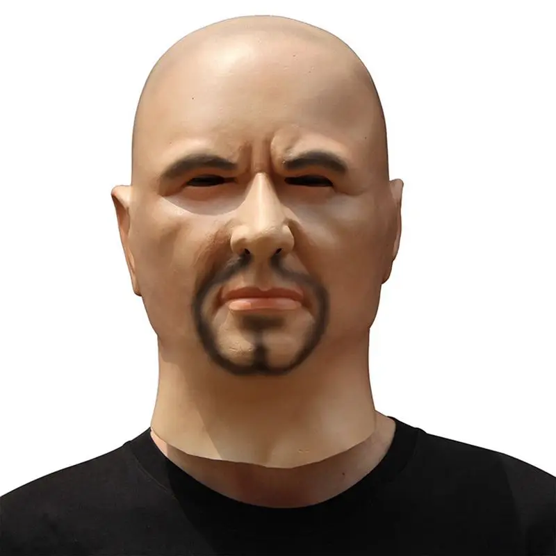 

AFBC Halloween Carnival Bar Party Ball Funny Scary Props Head Cover Simulation Fat Cosplay Mask.