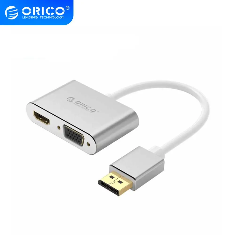 MINI DP Male HDMI/VGA Female адаптер ORICO 2 в 1 4K 30 Гц аудио/видео кабель конвертер SY для MacBook Air Pro|
