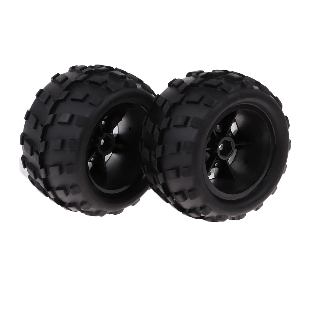 4pcs 65mm Monster Truck Wheel Rim and Tire for 1/18 Wltoys A979 A979-B A979-A Racing RC Car