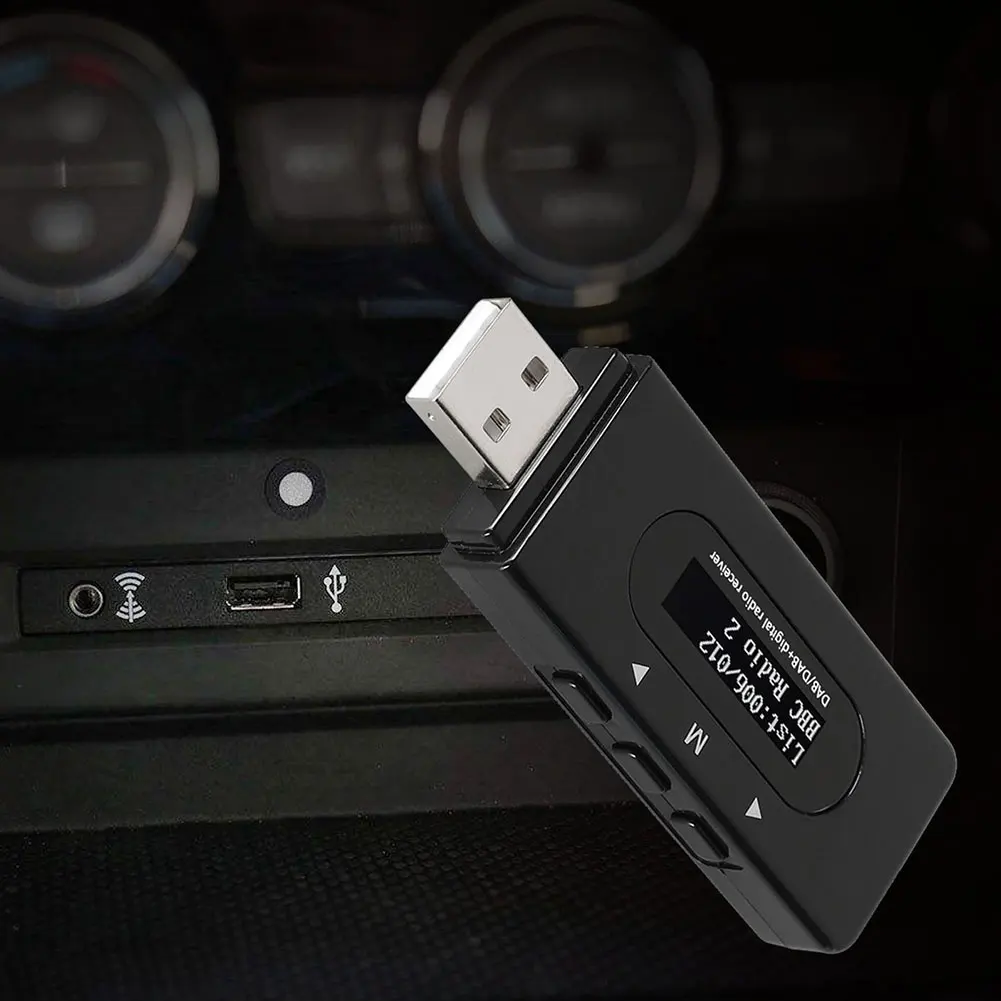Хорошее качество в машину с USB, туманный распылитель, Интерфейс dab цифровой радио аудио ресивер FM-передатчик с Антенна трансмиттер