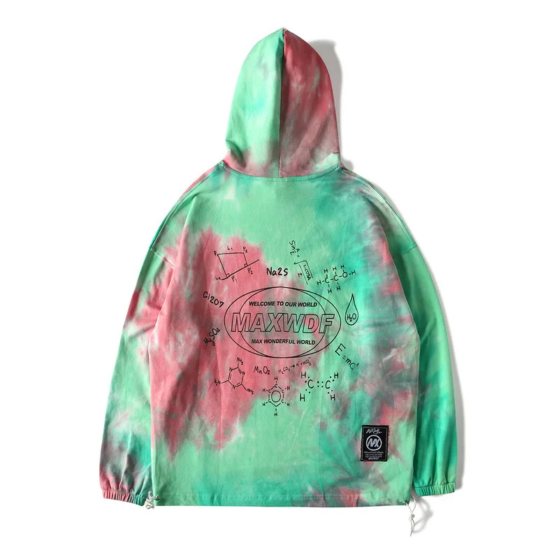 SEVEYFAN Марка NEW FASHION Hi Street мужские тай-дай толстовки красочные уличная одежда в стиле «хип-хоп», кофты хип хоп одежда хлопковые толстовки с капюшоном Мужские R2529