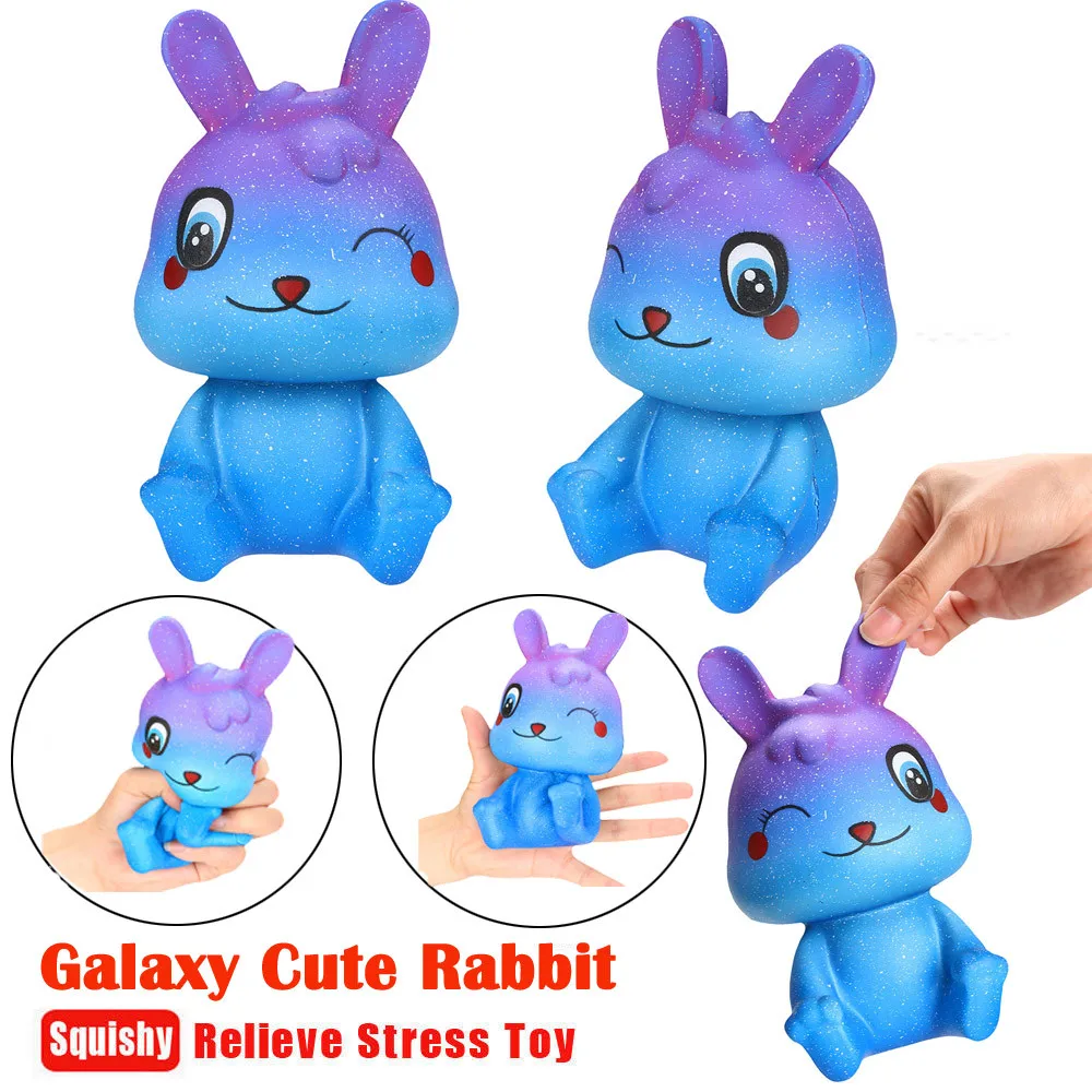 Jumbo Rabbit медленно поднимающийся сквиш Ароматизированная сжимающая Игрушка снятие стресса детская забавная игра игрушки детские игрушки для мальчиков и девочек