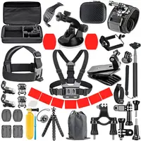 ORBMART for GoPro Accessories Set for Go Pro Hero 13 12 11 10 9 8 7 6 5 4 Black Mount for DJI Insta360 for Sjcam Action Camera 1