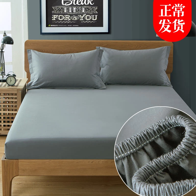 

Fitted Sheet Pure Cotton Single Piece Bedspread Cotton Protective Cover Latex Mattress Dust Cover Heightened Fixed Bed Sheet