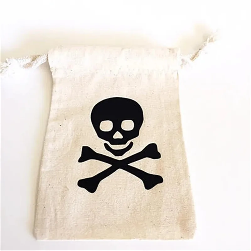 

50 шт., сувениры пиратской вечеринки, сувениры пиратской темативечерние НКИ, сувениры в виде черепа и костей через плечо, сувениры для ювелирных изделий, сумочка для хранения ювелирных изделий