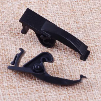 

2Pcs Car 8E0955247 Plastic Black Front Wiper Blade Arm Retraining Clip Adaptor Connectors Fit for Audi A4 B6 B7 RS4