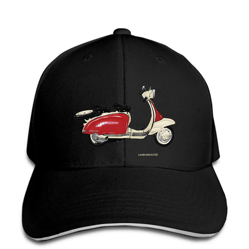 

NEW Lambretta scooter Men Baseball Cap Men's by Revs And Threads Snapback Cap Women Hat Peaked
