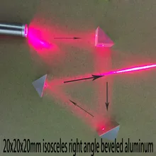 K9 обработка оптического стекла под прямым углом Призма 90 градусов полное отражение наклонная плоскость С Покрытием оптическая Призма обработка объектива