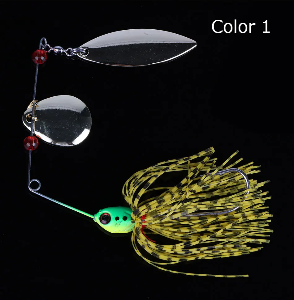 spinnerbait fishing lure spoon spinner bait (6)