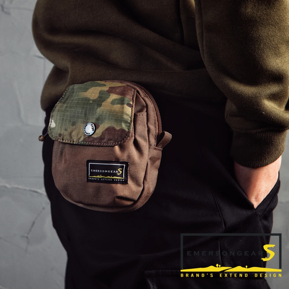 Emersongear Waist Bag Camo Mini Small Utility Pouch Casual Money Pouch Running Cycling Travel Waist Bag BALLOON Urethane 70D