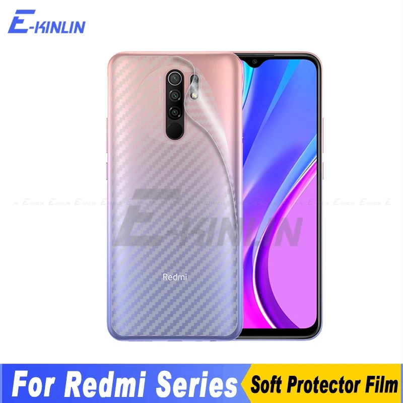 Защитная пленка для задней панели из углеродного волокна Xiaomi Redmi 9 Prime 9i 9A 9C 8A 8 7A 7 6A