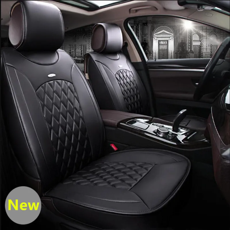 Universal PU Leather car seat covers For ford fusion s-max everest fiesta mk7 2007 kuga 2008 focus 2017 Car cushion | Автомобили и
