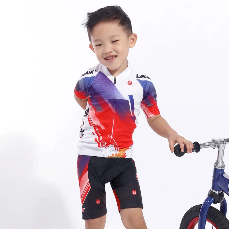 Maillot de Ciclismo para Niños Manga Corta de Dibujos Animados + Pantalones  Cortos Ropa de Patinaje Niños Ropa de Bicicleta Set Ropa Deportiva Kits  para niño y niña Apoyo a la personalización 