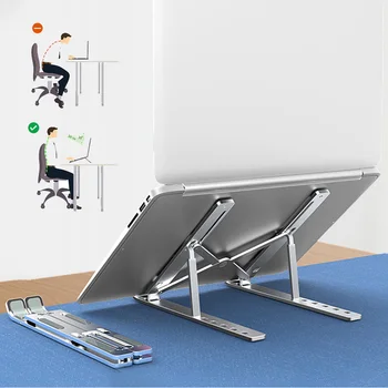 

Foldable Bracket Laptop Holder Aluminium Alloy Laptop Stand Laptop Holder for MacBook Pro Notebook for PC Notebook