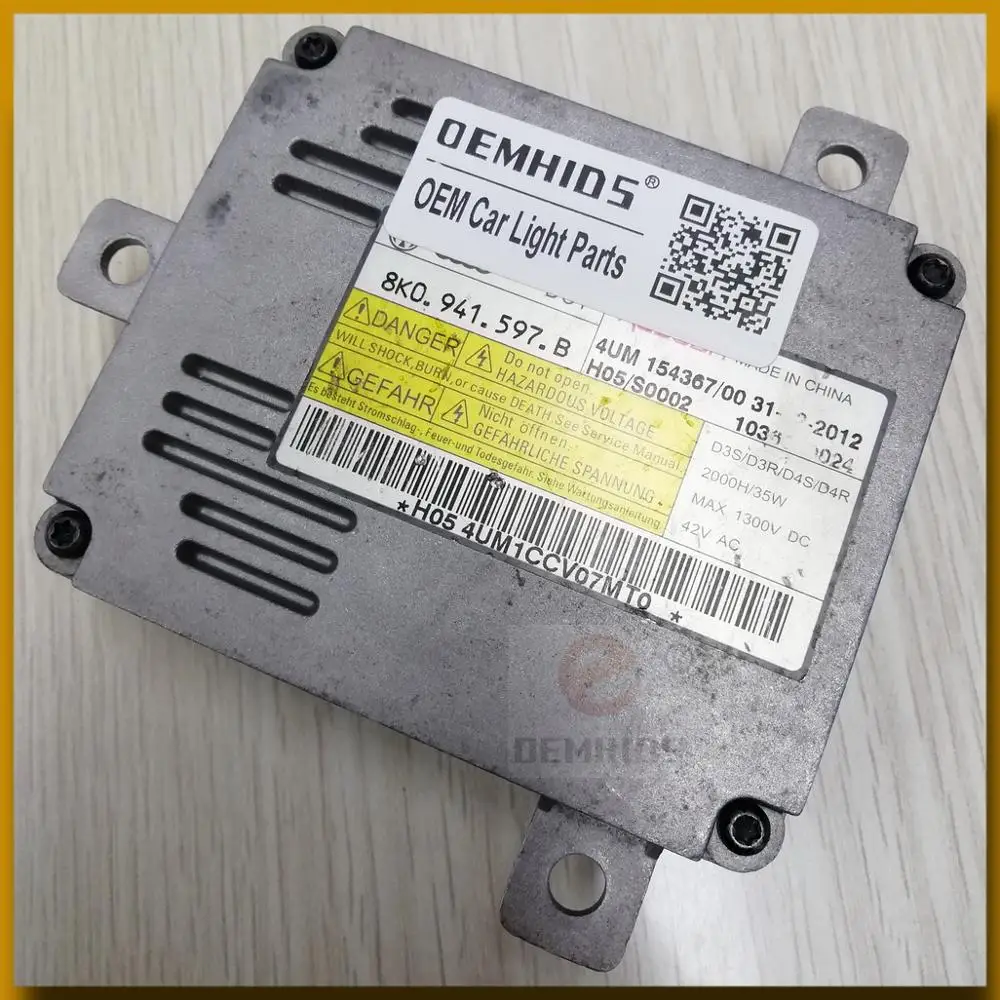 1 шт. оригинальные использованные OEMHIDS 8K0.941.597.B 1036060024 OEM Ксеноновые детали D3S для A8 A6