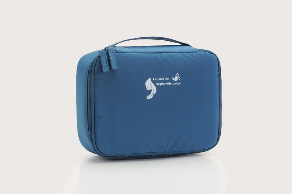Вместительная сумка-косметичка, водонепроницаемая портативная дорожная сумка для хранения, органайзер на молнии для женщин и мужчин, косметичка