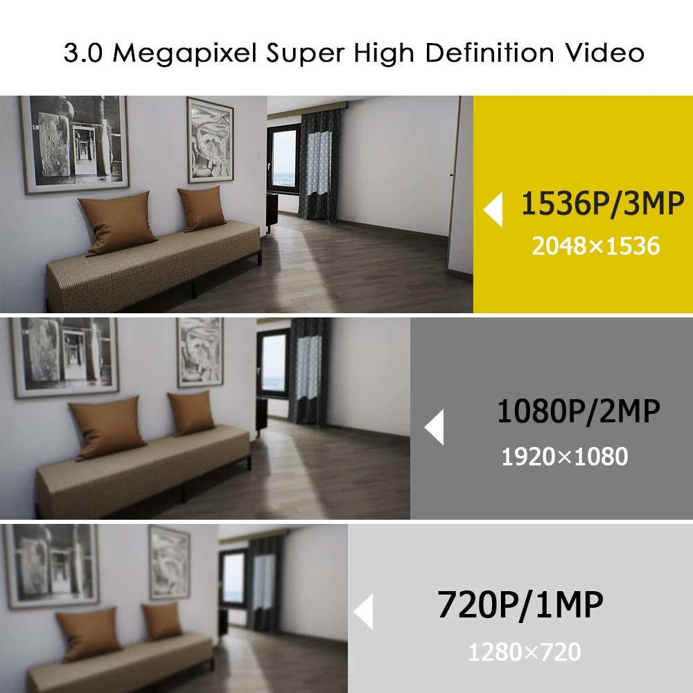 

1080P 1536P IP Camera Wireless Home Security Camera Surveillance Camera Wifi Night Vision CCTV Camera 2mp Baby Monitor