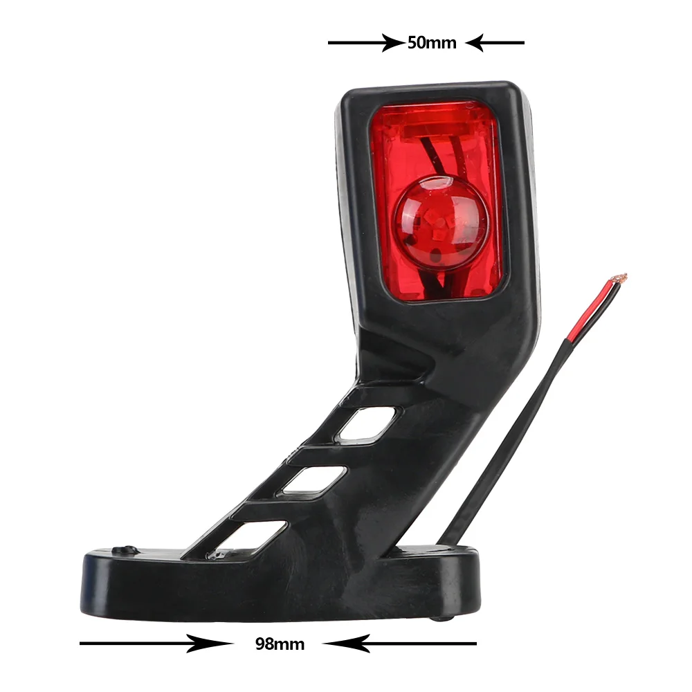 Led Tail Lights Led Marker Lights Led Warning Lights 12V 24V Taillights Trailer Side Marker Lights LED Truck Turn Signal Lamp Position Warning Indicator Lorry Heavy Duty Accessories
