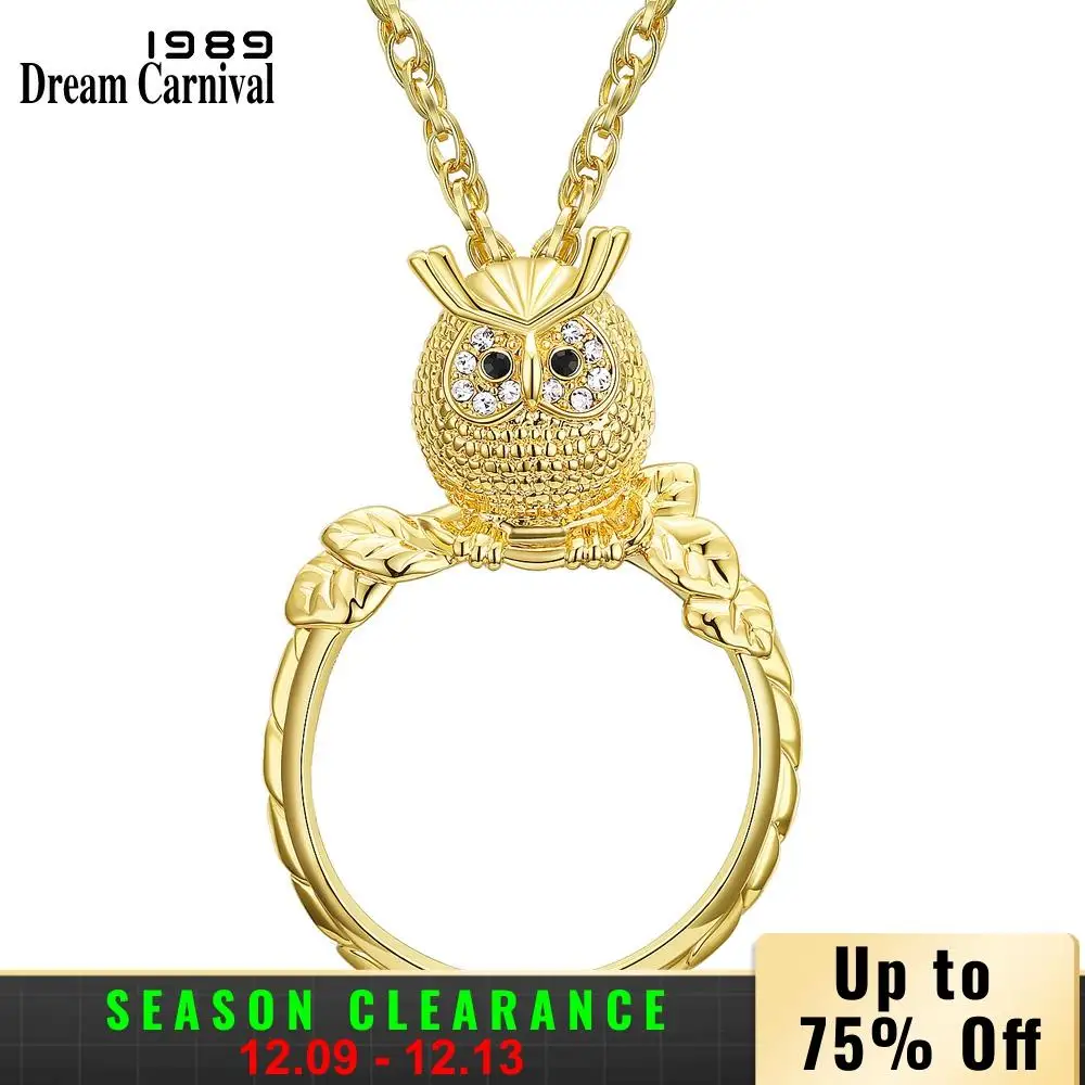 DreamCarnival 1989, длинная цепочка, ожерелье с милыми кристаллами, подвеска из родия, золотого цвета, подарок для матери, колье, бижутерия