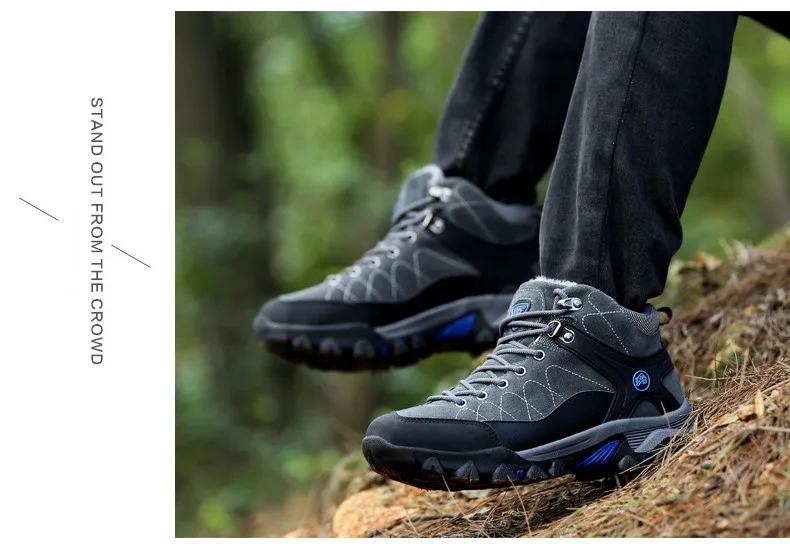 CINESSD/Новинка; пара походных ботинок; уличные водонепроницаемые Нескользящие треккинговые ботинки для альпинизма; унисекс; походные ботинки для мужчин и женщин