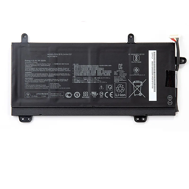 7XINbox 15,4 V 55Wh 3605 мА/ч, C41N1727 Аккумулятор для ноутбука ASUS ROG Зефир GM501 GM501GM GM501GS