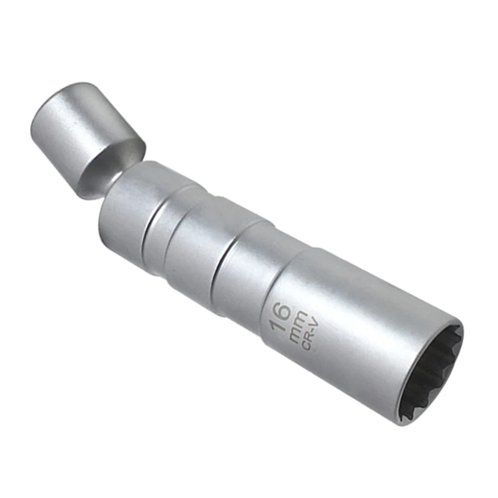 16mm Magnetic Thin Wall Universal Joint Spark Plug Socket Removal Tool 12pt 95mm 16mm Magnetic Thin Wall Universal Joint Spark Plug Socket Removal Tool 12pt 95mm