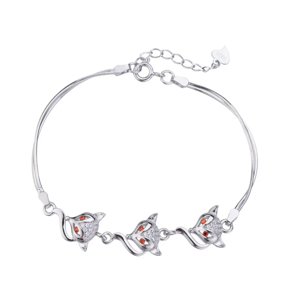 Мастер-Женская мода S925silver fox chian Браслет | Украшения и аксессуары