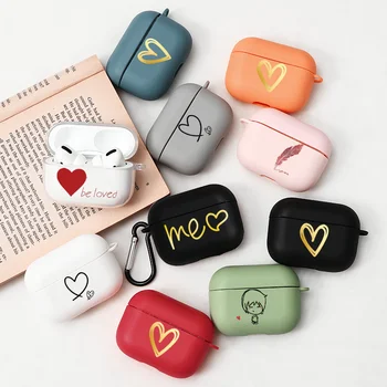 

Candy Soft Silicone Case For Apple Airpods Pro Love Heart Wireless Earphone Cases For Apple AirPods 3 Shockproof Protetive Cases