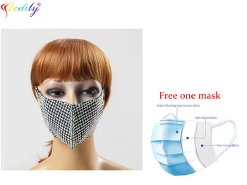 

Fashionable Halloween Easter Carnival Mask Luminous Costume Jewellery Mask Riding Face Mask Party Easter Decoration Gift SA-7