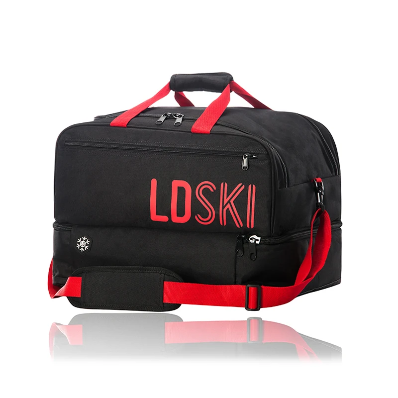 Лыжная сумка, большой рюкзак, спортивная сумка LDSKI, спортивная сумка, прочная оболочка и подкладка, сумка для зимних игр