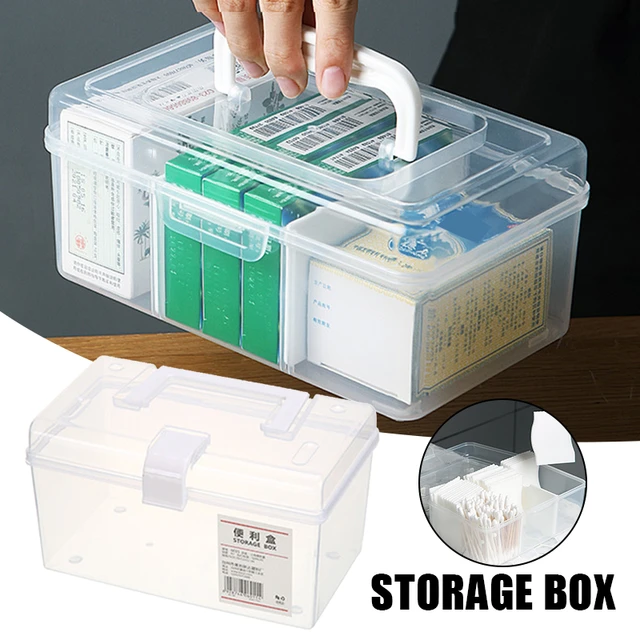 Home Care Medicine Cabinet Plastic Storage Boxes Rectangle Storage Box  Portable And Fashion Color Storage Boxes & Bins - AliExpress