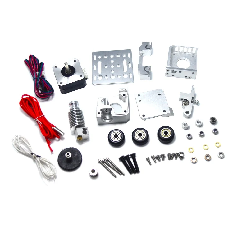 GIULY All Metal E3D Titan Aero Extruder 1.75mm Universal + V6 Hotend with V-Slot Openbuilds Gantry Plate Set for 3D Printer Part