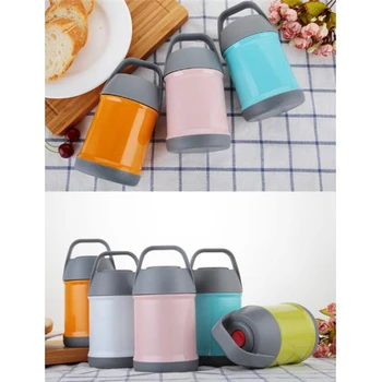 

Vacuum Stainless Steel Portable Stew Beaker 304 Double-Layer Mini Bucket Insulated Water Bottle Lunch Bucket
