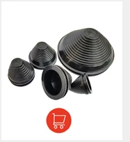 243Pcs/box Rubber Grommet Gasket Kits for Wire Cable Black Assortment Set